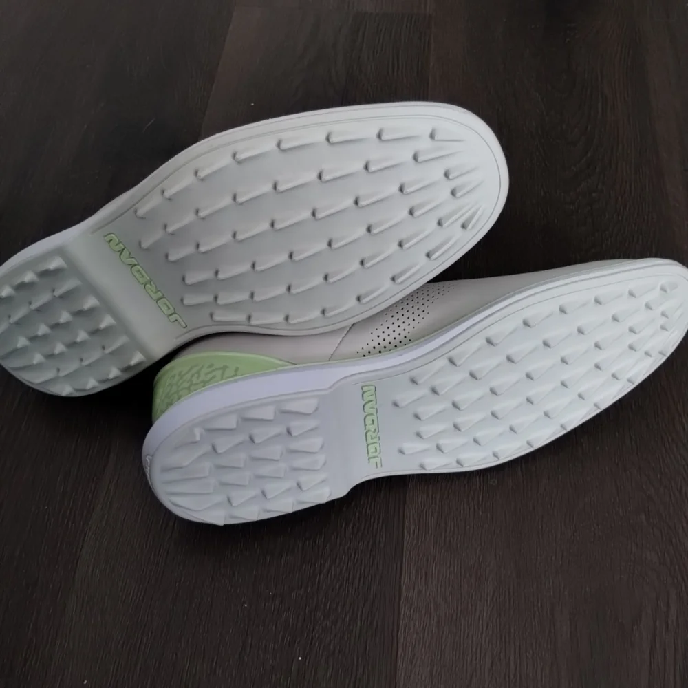 9.5 Or 10.5 Nike Jordan ADG 4 Golf Shoes Cleats Phantom Barely Volt DM0103-003 - Picture 8 of 11